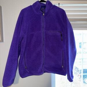 Patagonia Vibrant Purple Fleece Jacket